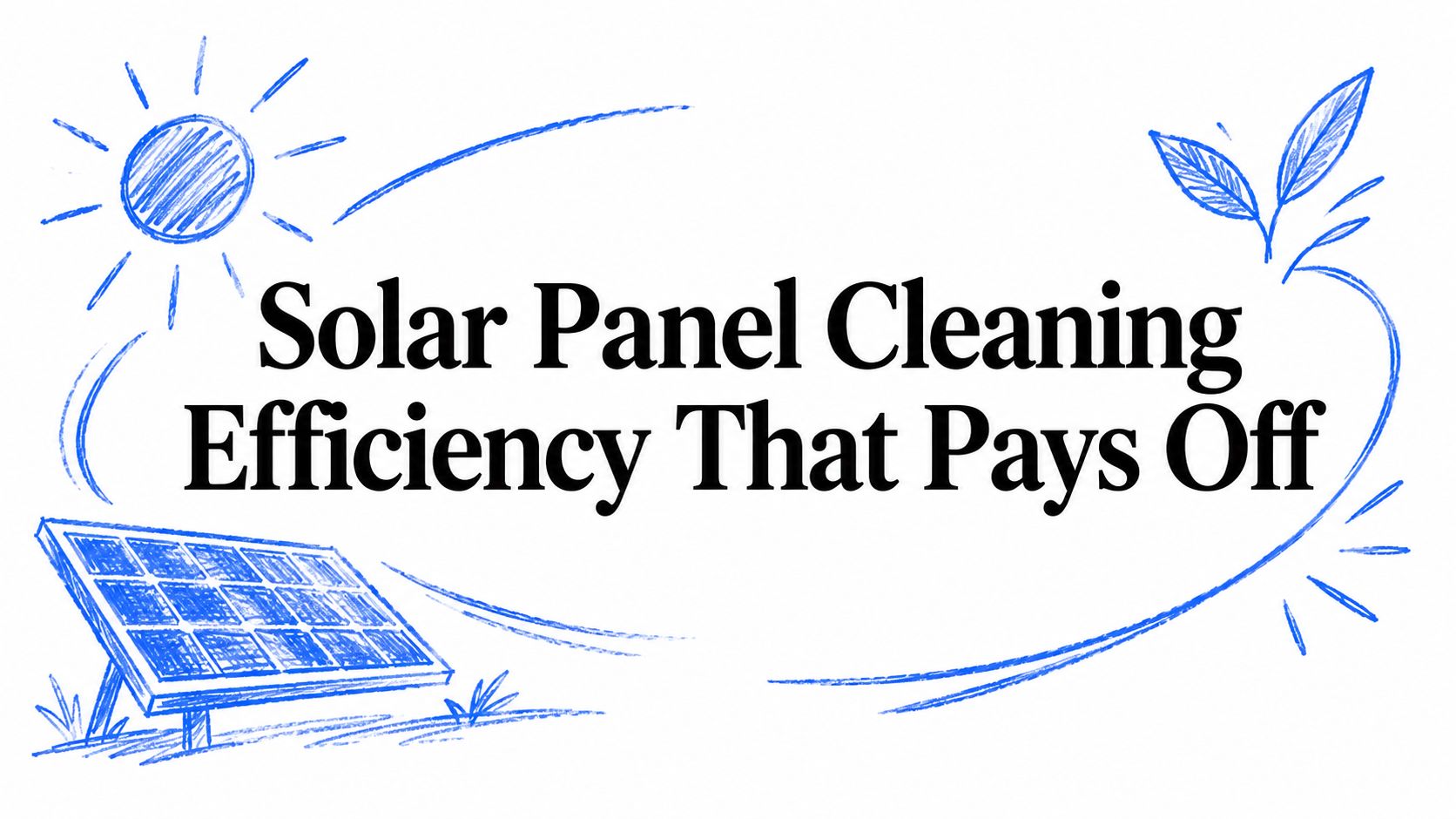 Solar Panel Cleaning Efficiency That Pays Off