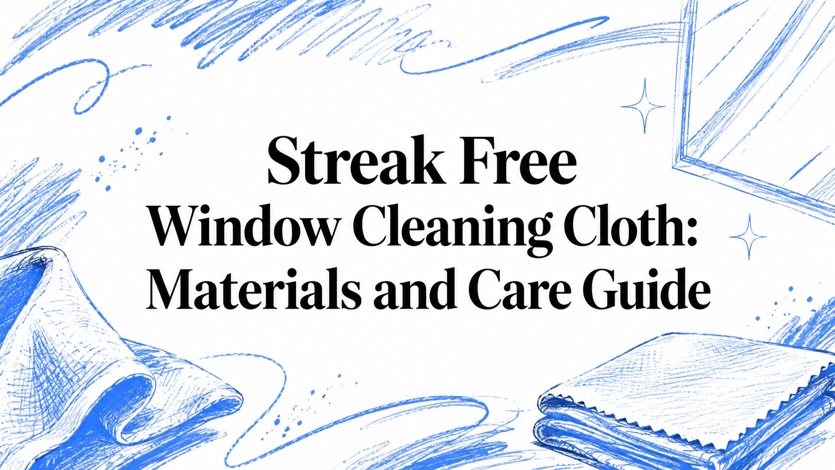 Streak Free Window Cleaning Cloth: Materials and Care Guide