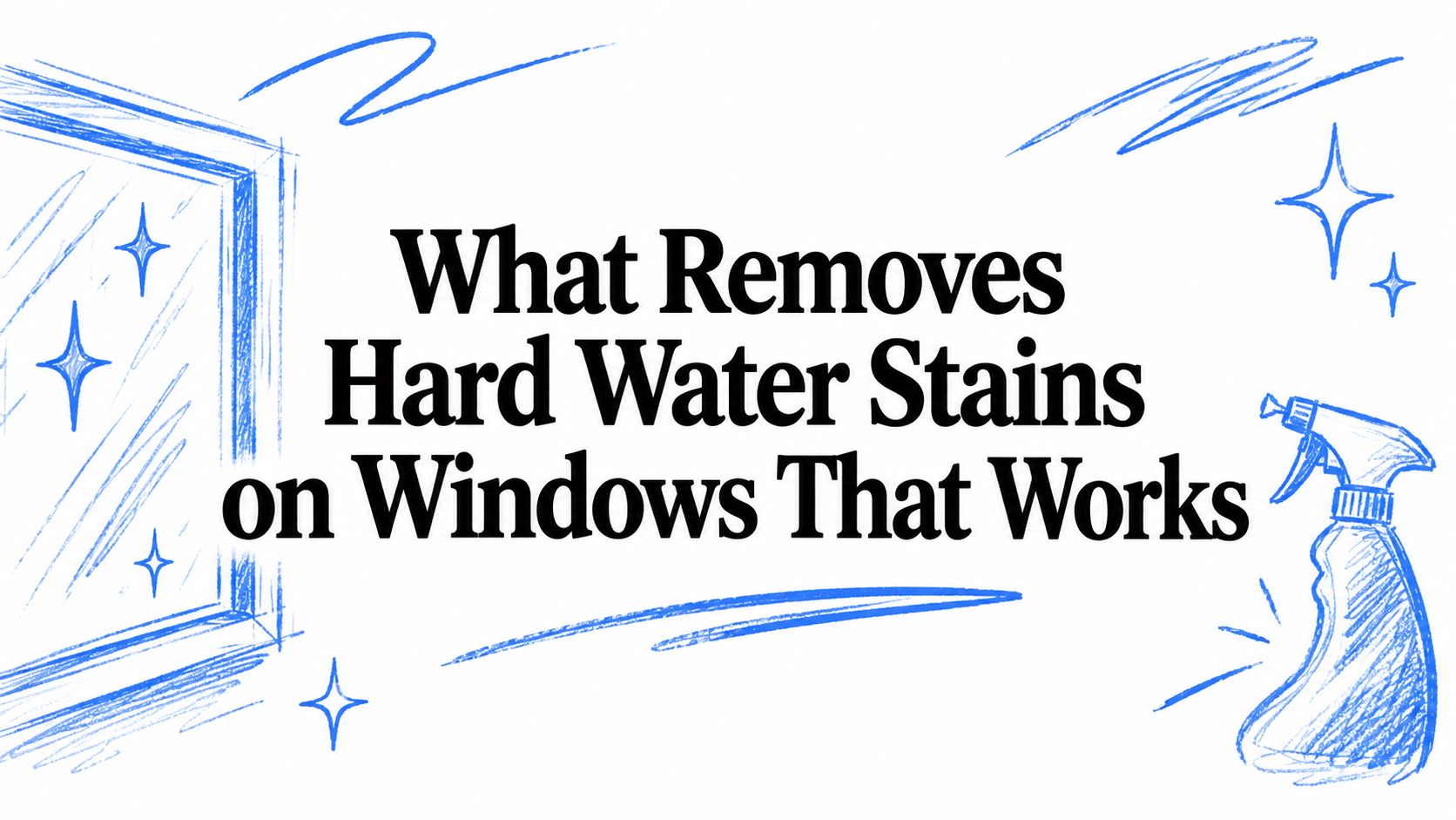 What Removes Hard Water Stains on Windows That Works