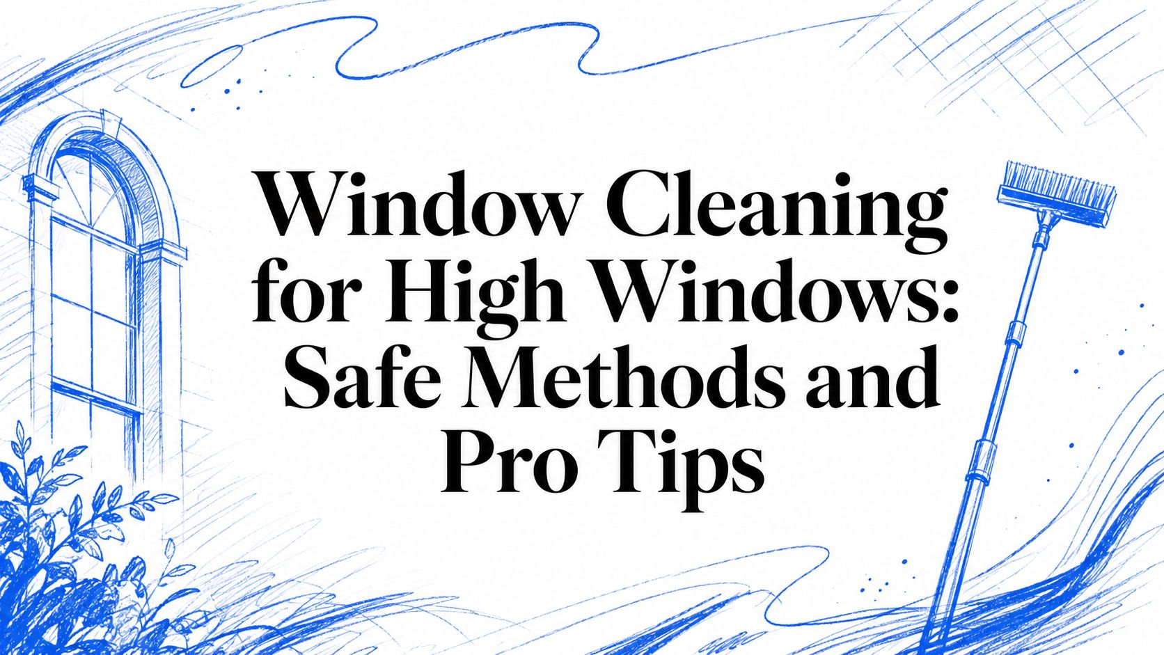 Window Cleaning for High Windows: Safe Methods and Pro Tips