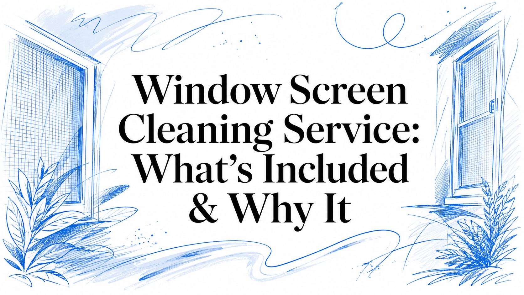 Window Screen Cleaning Service: What's Included & Why It