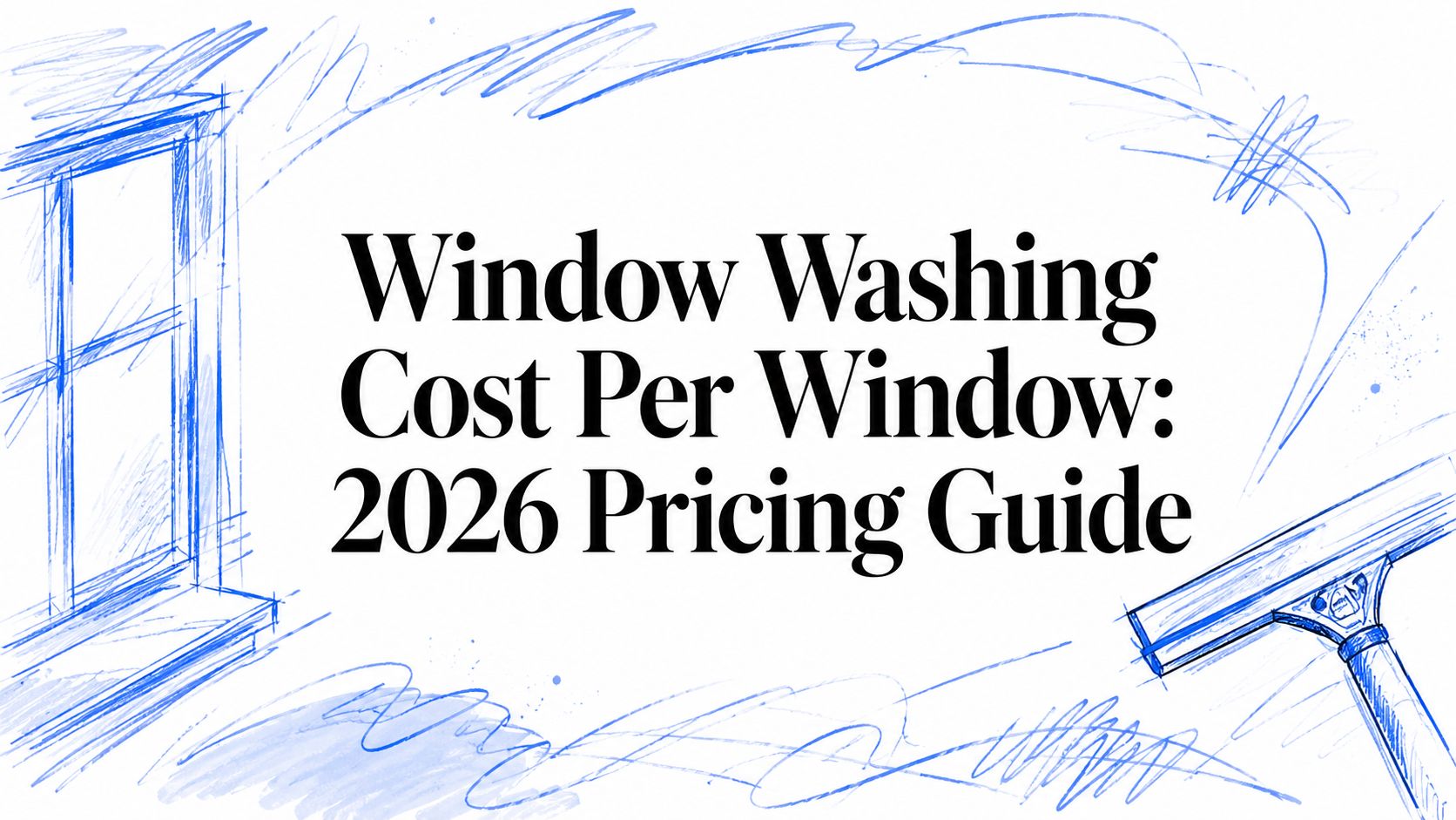 Window Washing Cost Per Window: 2026 Pricing Guide