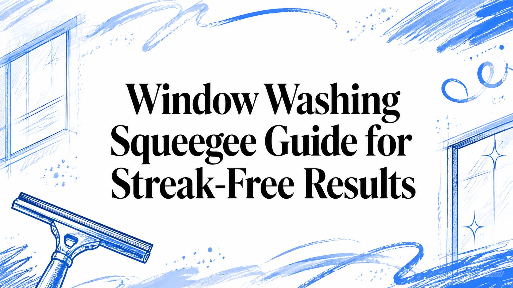 Window Washing Squeegee Guide for Streak-Free Results